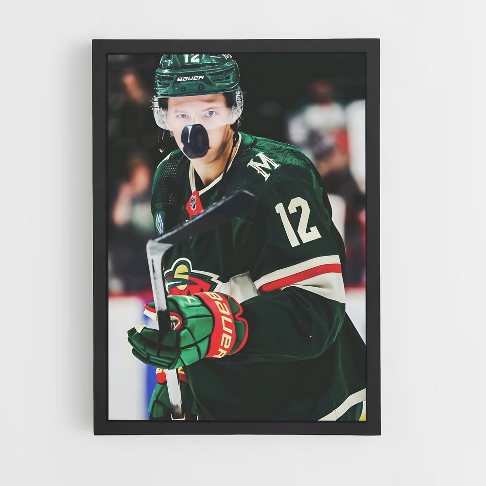 Poster Le Héros des Glaces – affiche Hockey sur glace (vue 2)